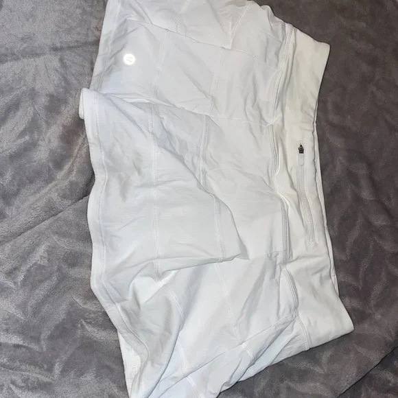 Lululemon Pace Rival Skirt White Size 10 Regular Length - Picture 4 of 6